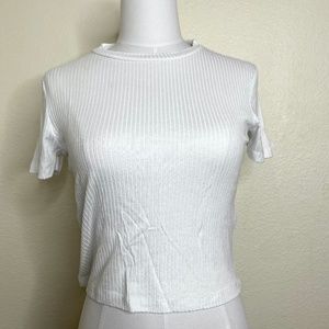 ASOS DESIGN slim fit t-shirt in clean rib in white